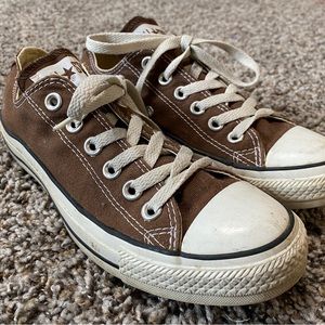 Brown Classic Low Top Converse